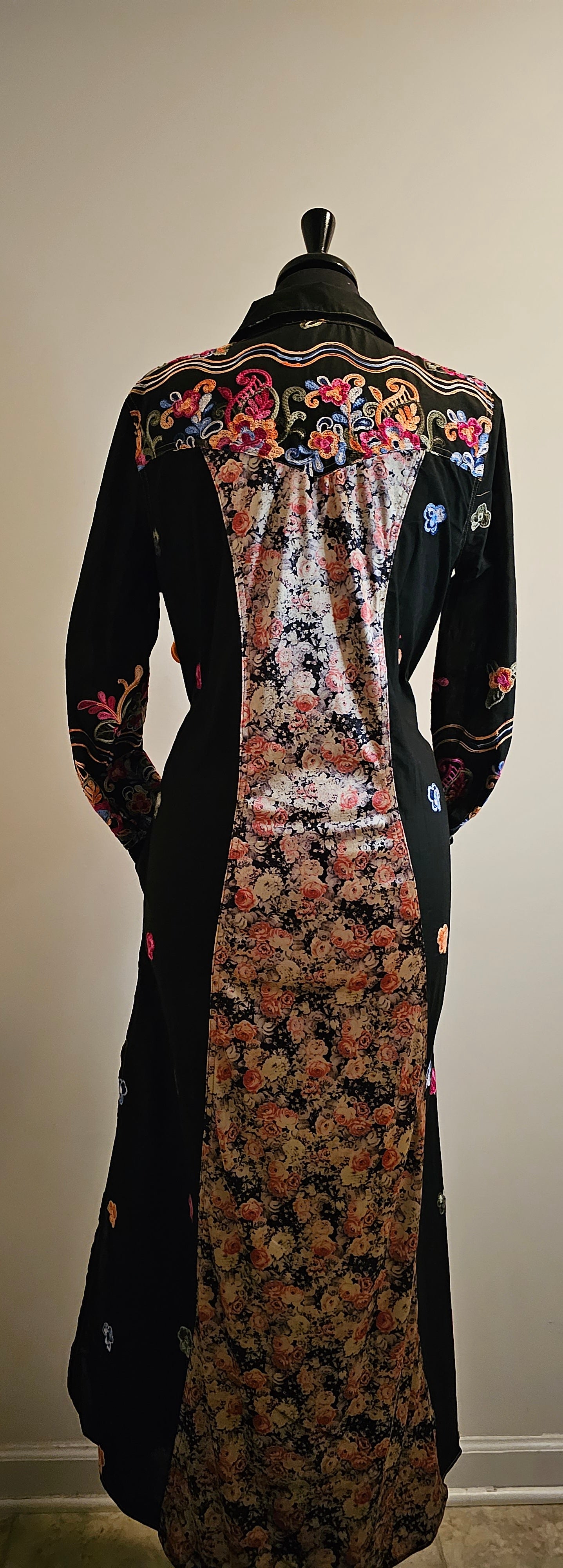 MEADOW FLOWERS EMBROIDERED DUSTER