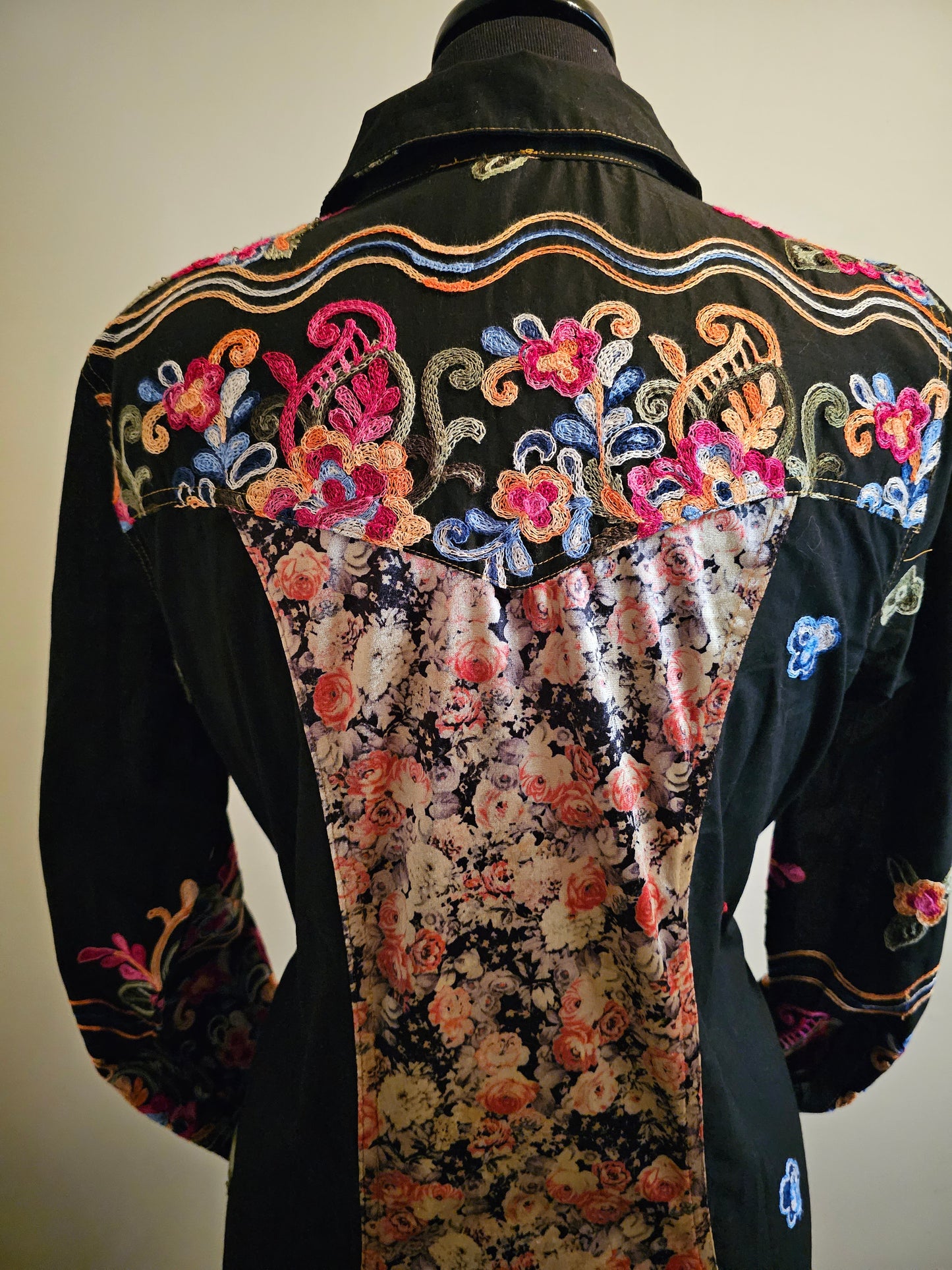 MEADOW FLOWERS EMBROIDERED DUSTER
