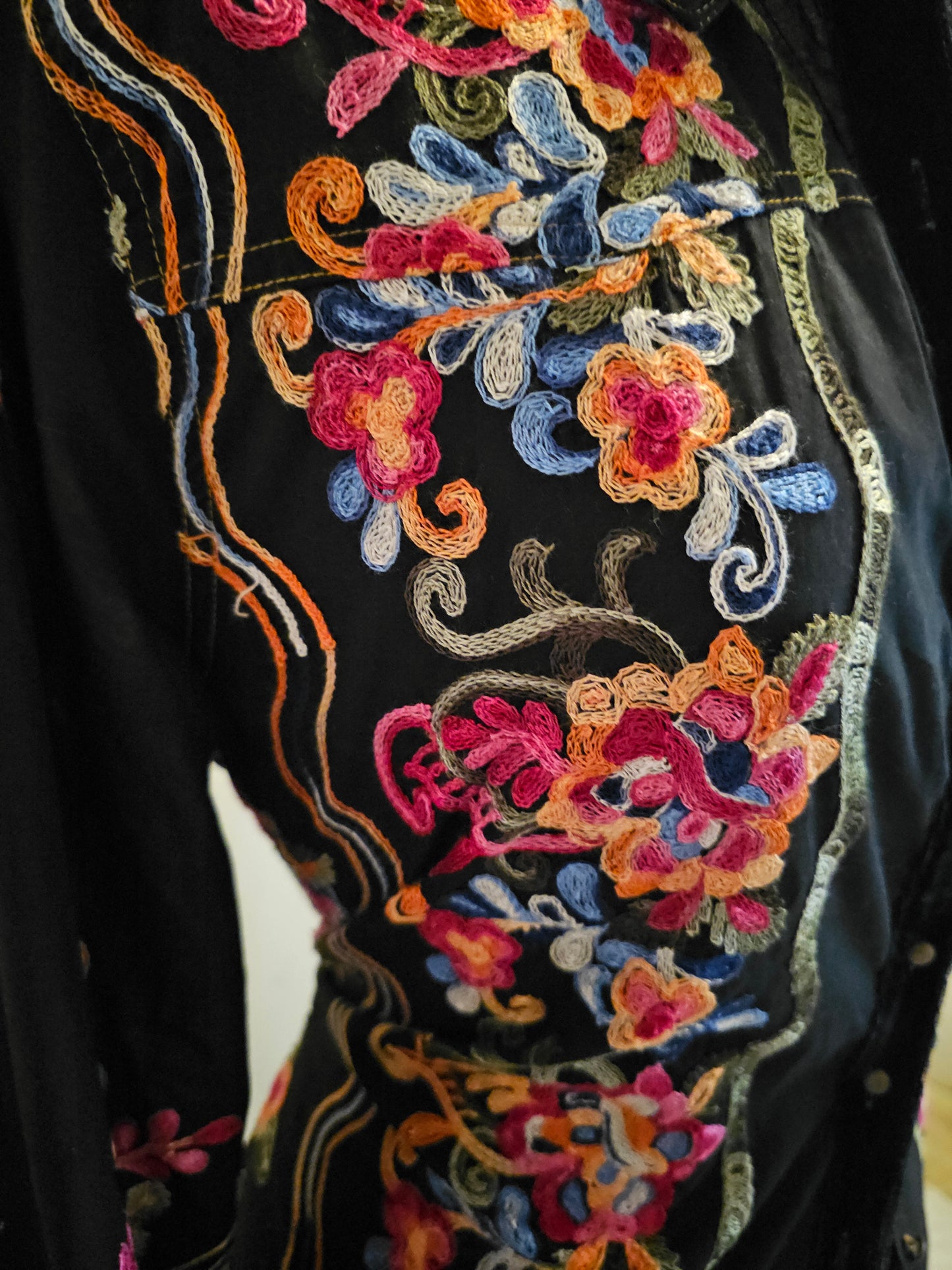 MEADOW FLOWERS EMBROIDERED DUSTER