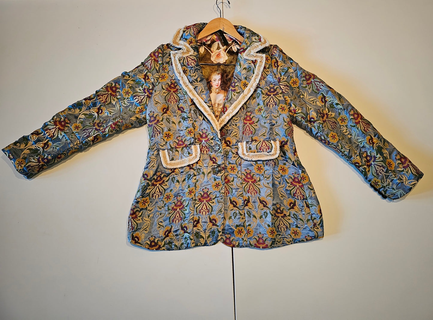 RENAISSANCE SILK JACQUARD BLAZER