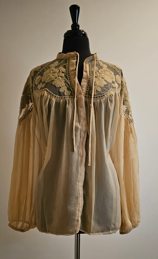 CAMELLIA CHAMPAGNE TOP