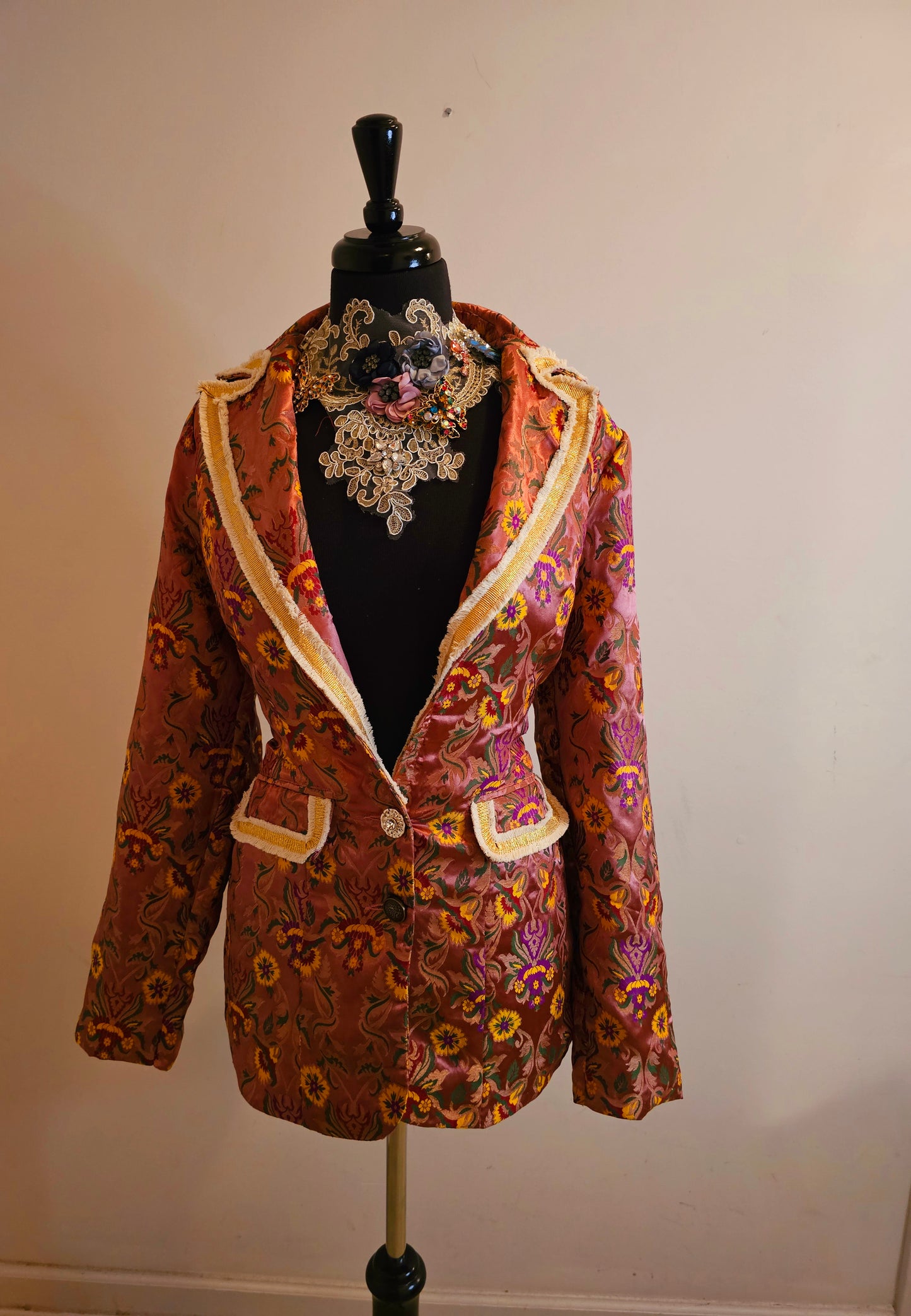 RENAISSANCE SILK JACQUARD BLAZER
