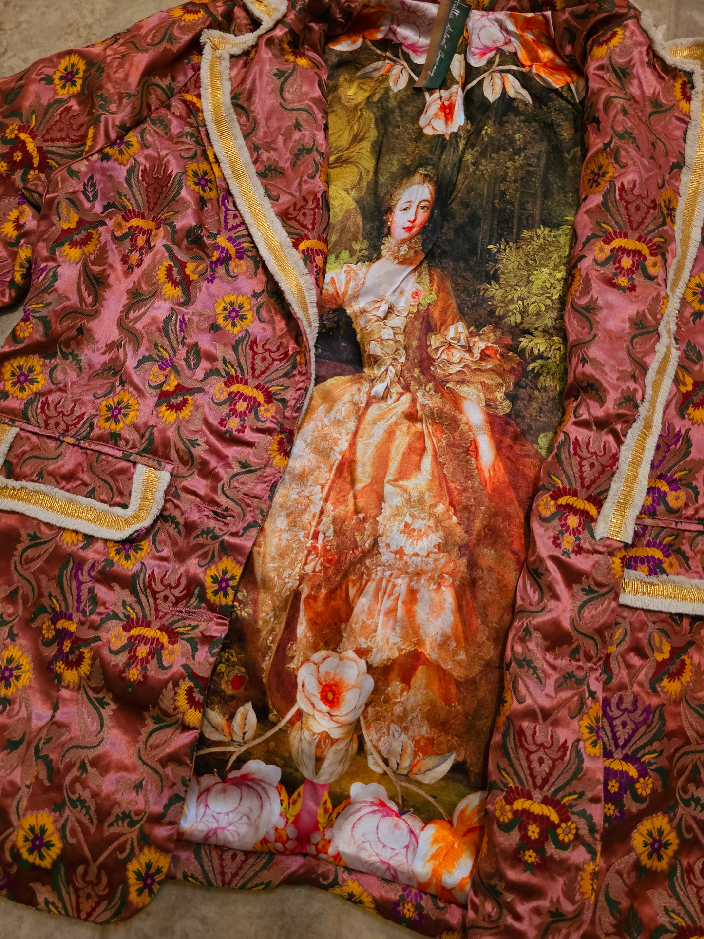 RENAISSANCE SILK JACQUARD BLAZER
