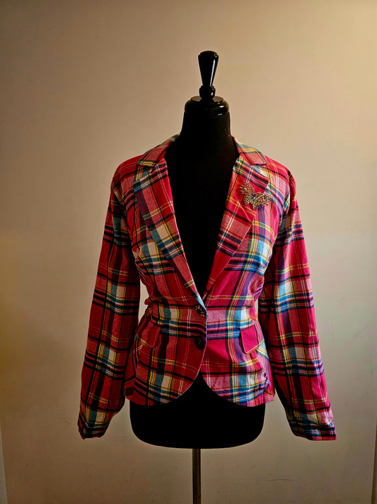 DULCE PLAID BLAZER