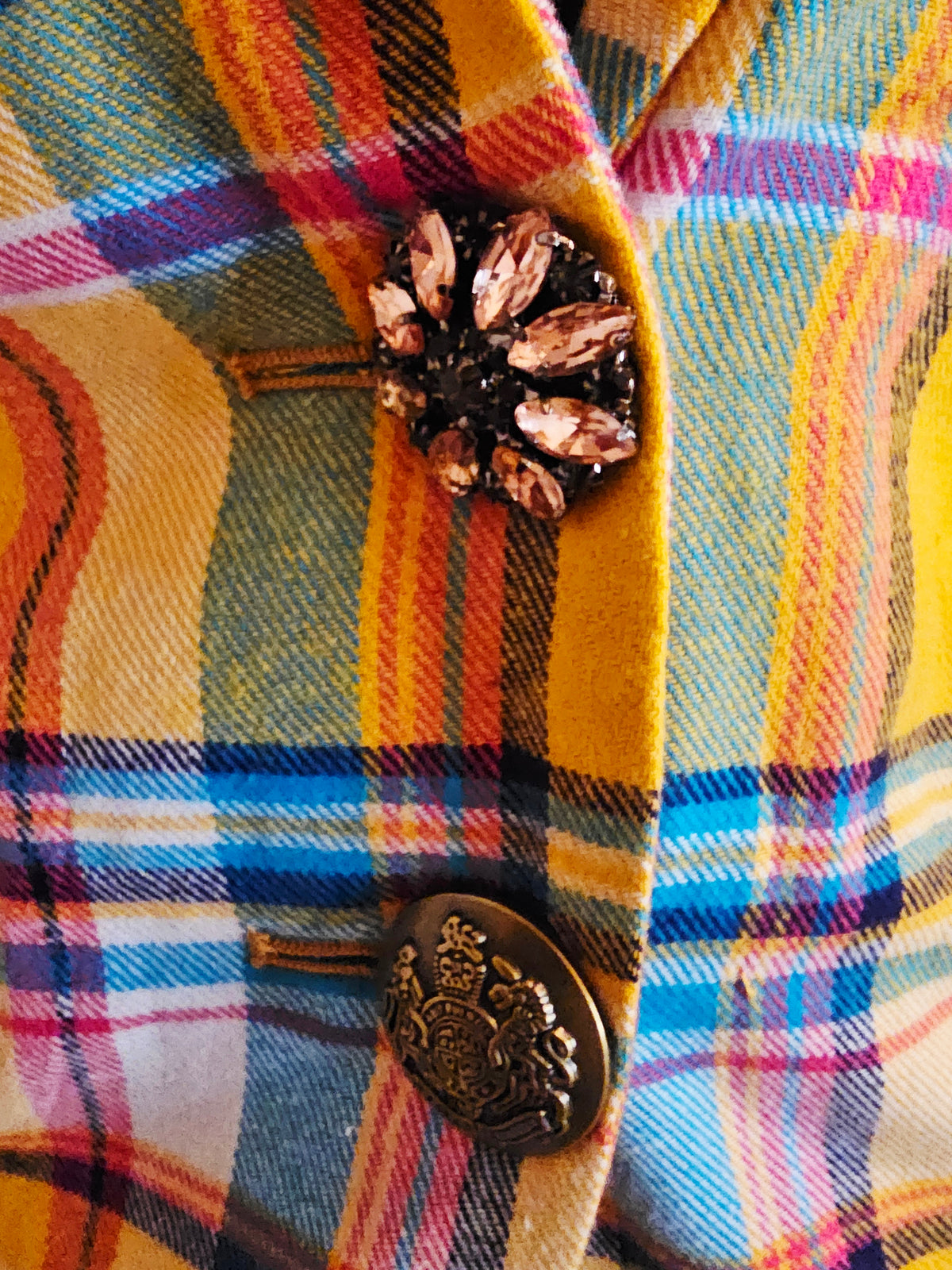 DULCE PLAID BLAZER