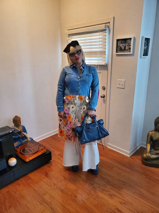 ARATTA SHELLEY DENIM MAXI SHIRT