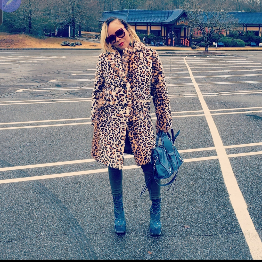 ARATTA LEOPARD FUR COAT