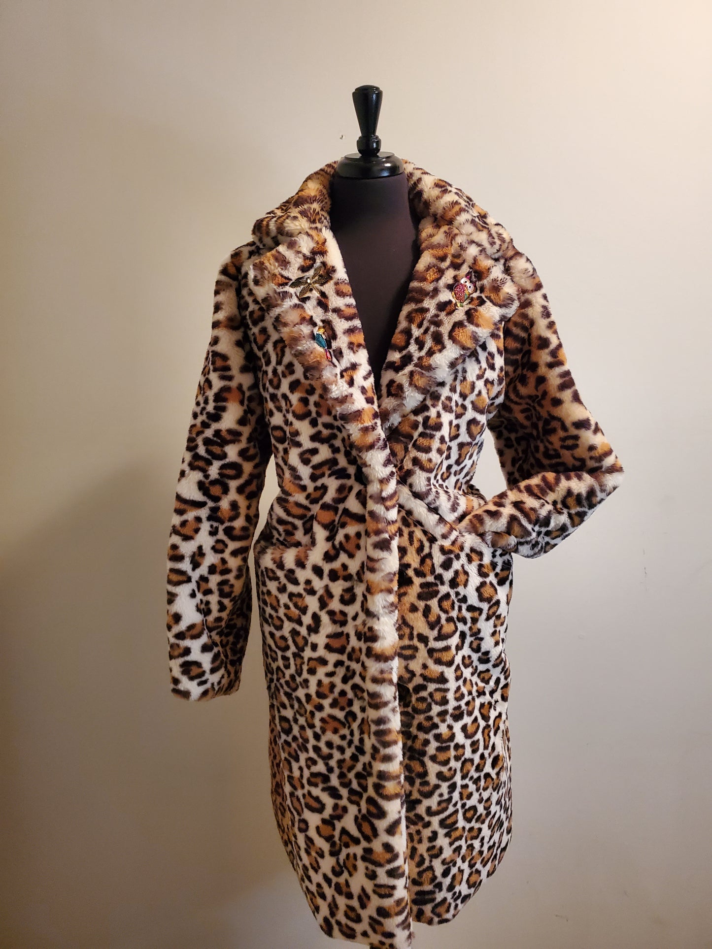 ARATTA LEOPARD FUR COAT