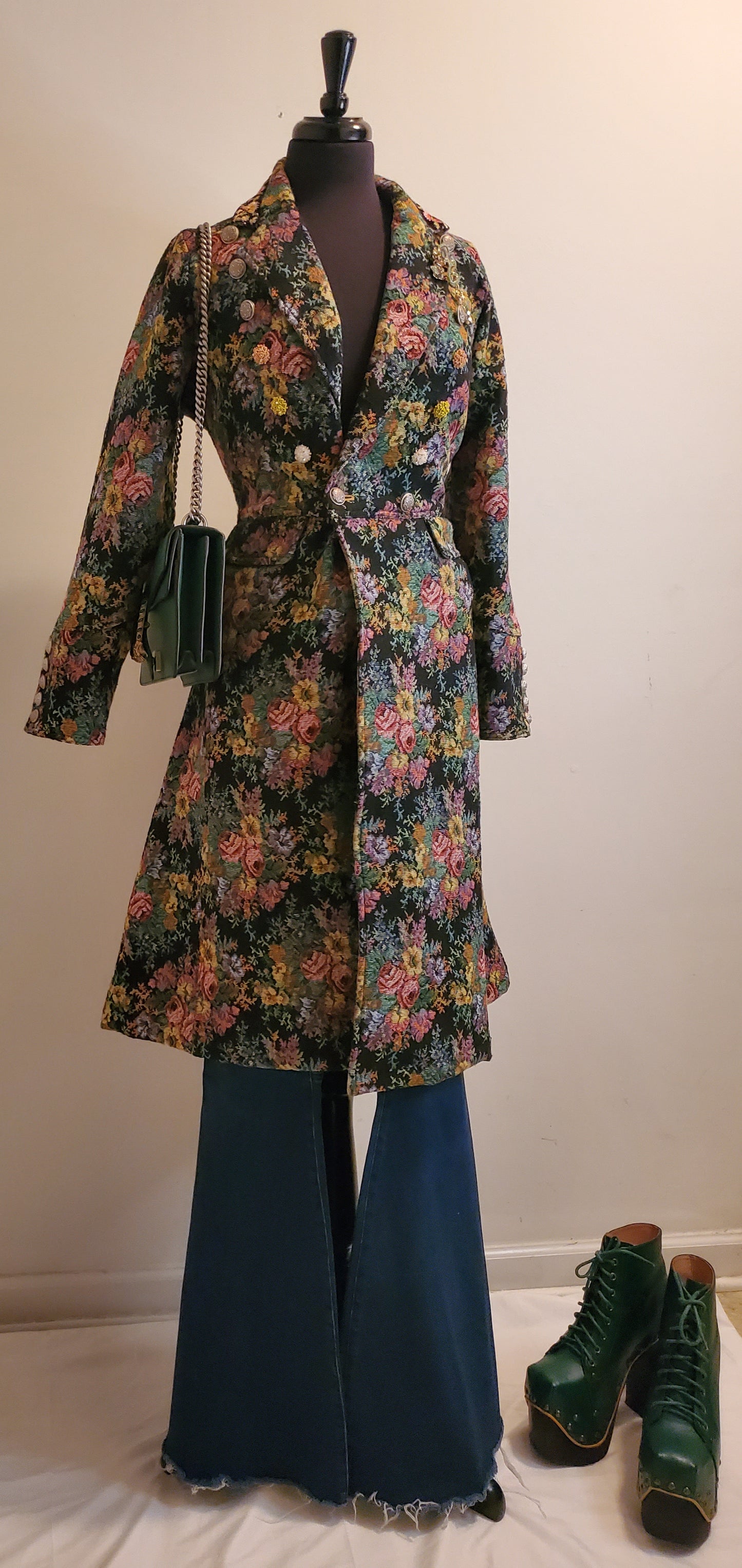 ENCHANTED NATURE JACQUARD COAT