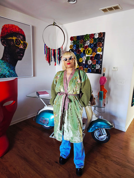 SOMETHING MAGICAL VELVET COAT