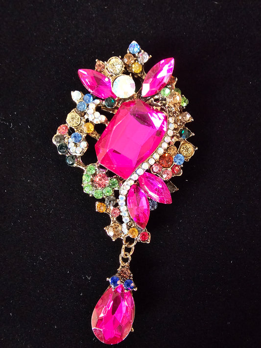 GENEVIEVE FUCHSIA PIN
