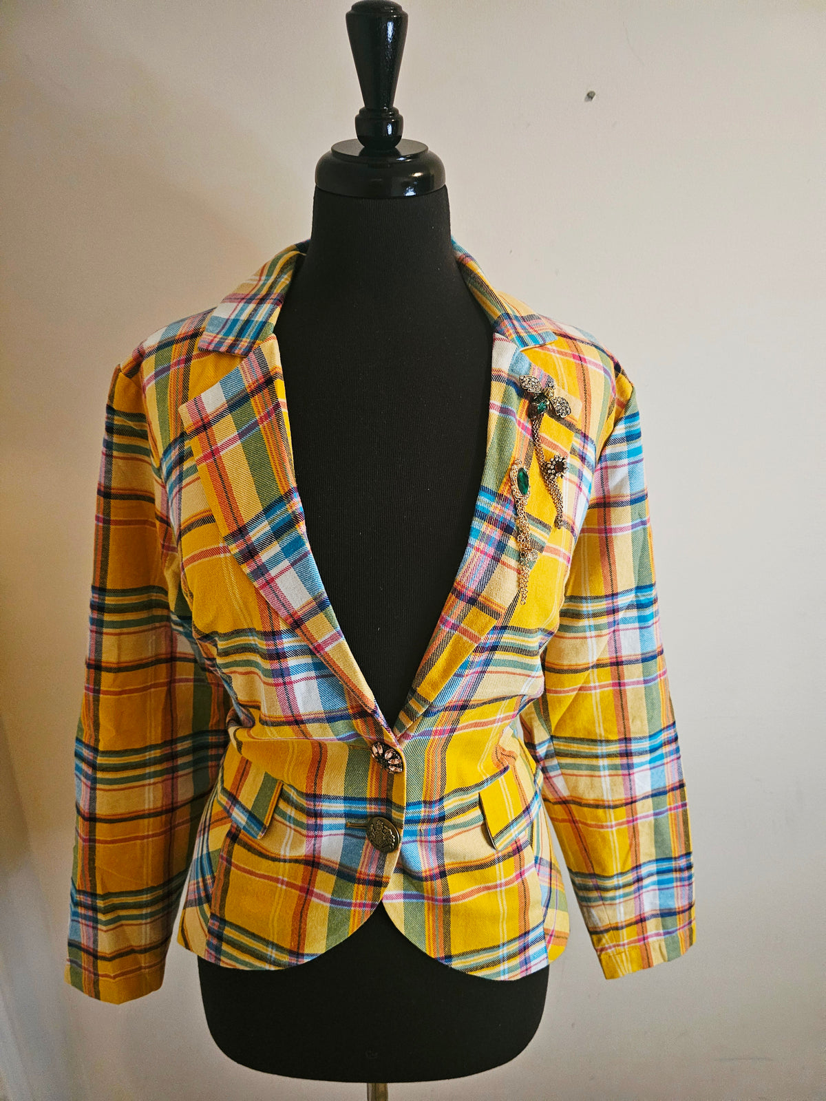 DULCE PLAID BLAZER