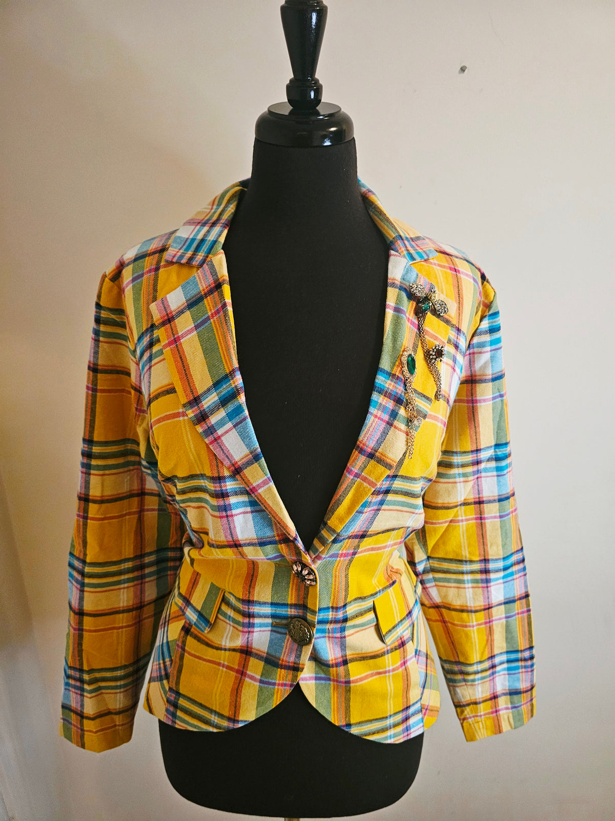 DULCE PLAID BLAZER