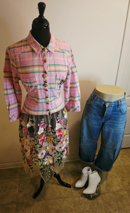 BEATRICE PNK MAXI SHIRT
