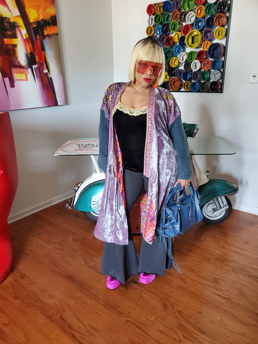 SOMETHING MAGICAL VELVET COAT